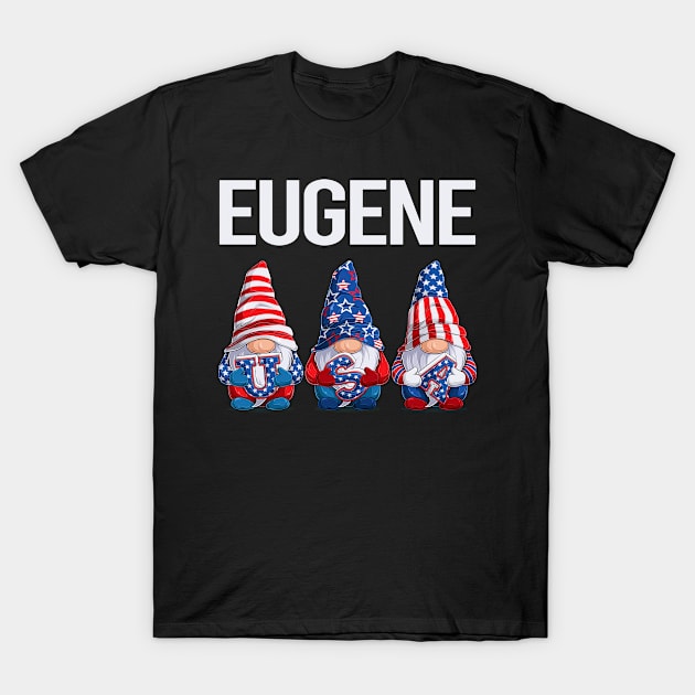 Happy USA Eugene T-Shirt by flaskoverhand